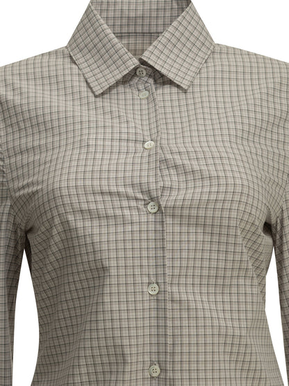 "Pointed Hem" Casual Shirt Shirts