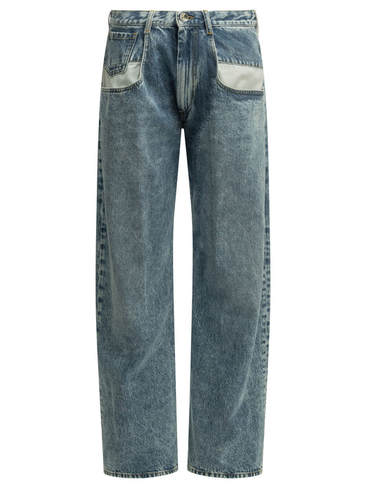 "Boyfriend" Straight-Leg Jeans Jeans