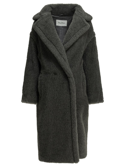 "Teddy Bear Icon" Long Coat Jackets and Coats
