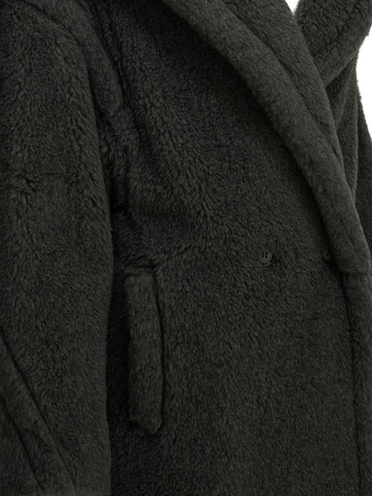 "Teddy Bear Icon" Long Coat Jackets and Coats