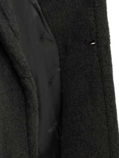 "Teddy Bear Icon" Long Coat Jackets and Coats