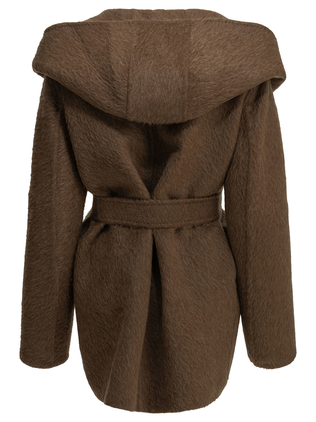 Short camel-colored coat Jackets and Coats