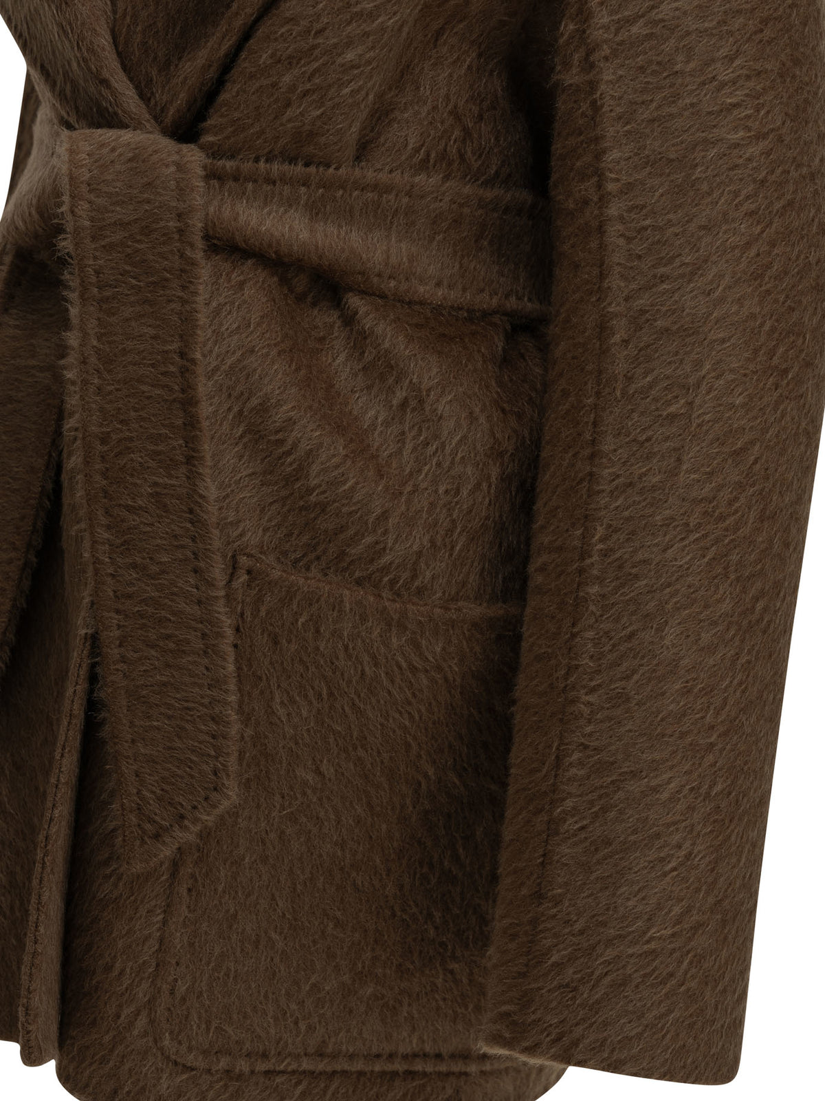 Short camel-colored coat Jackets and Coats