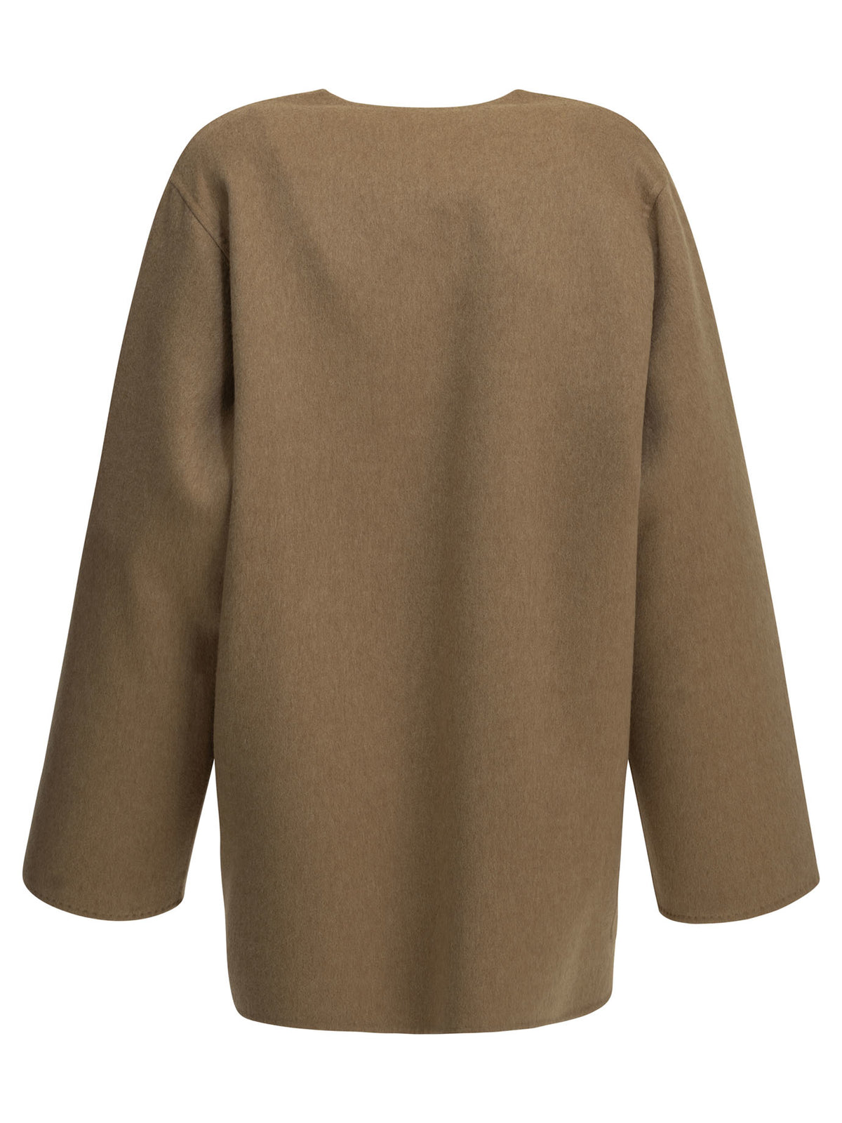 Short coat in camel and mohair Jackets and Coats