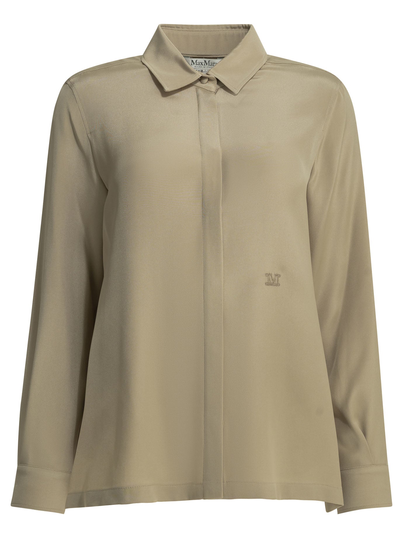 Casual shirt in silk crêpe de Chine Shirts