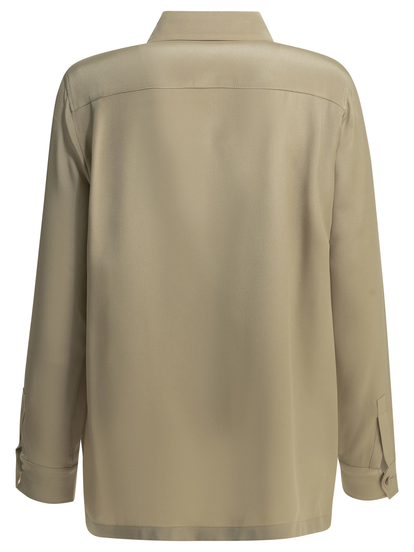 Casual shirt in silk crêpe de Chine Shirts