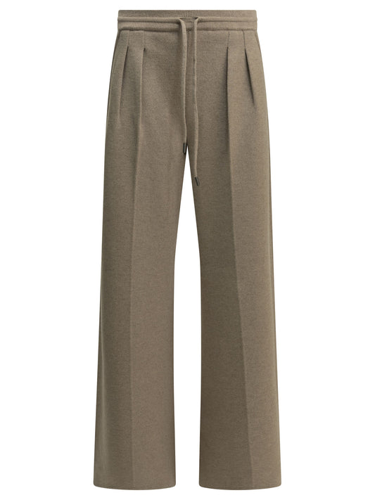 Casual pants made of wool and cashmere Trousers