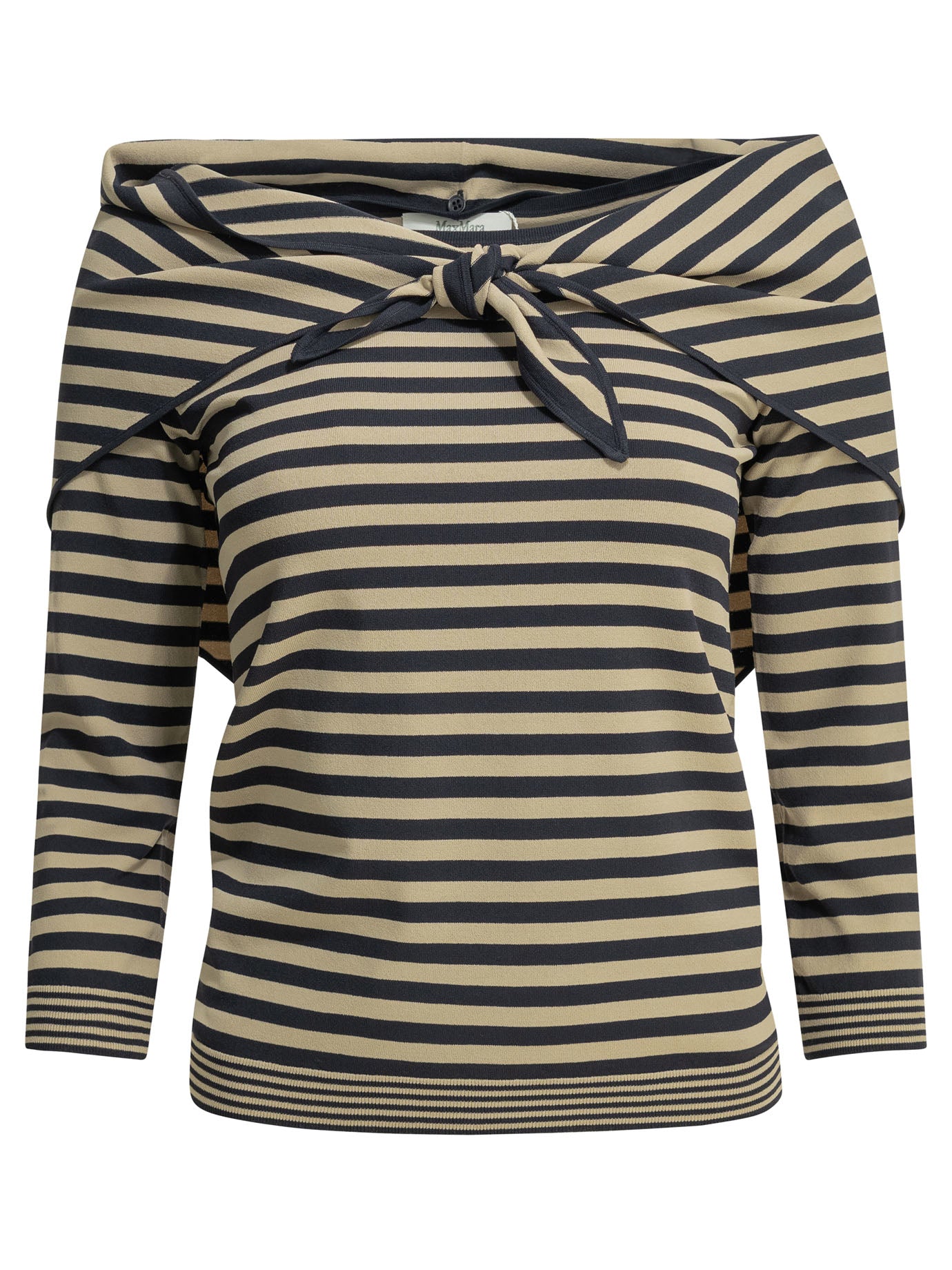 Scarf neck sweater Knitwear
