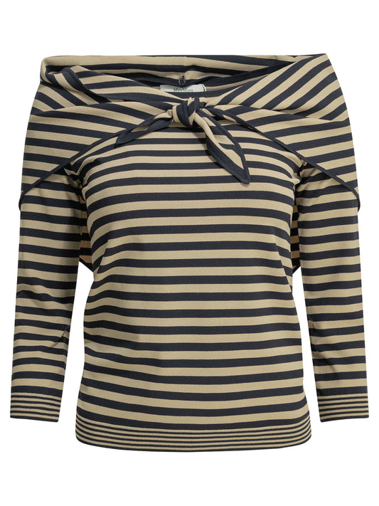 Scarf neck sweater Knitwear