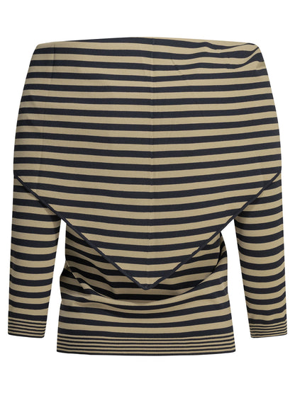 Scarf neck sweater Knitwear