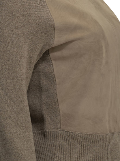 Crew-neck sweater made of wool and cashmere Knitwear
