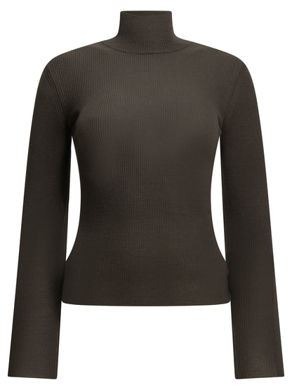 Virgin wool turtleneck sweater Knitwear
