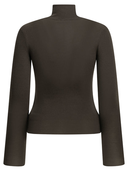 Virgin wool turtleneck sweater Knitwear