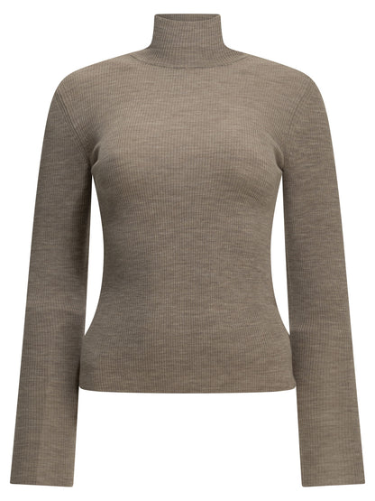 Virgin wool turtleneck sweater Knitwear
