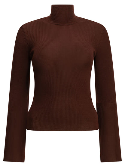 Virgin wool turtleneck sweater Knitwear