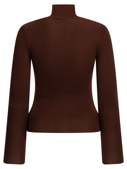 Virgin wool turtleneck sweater Knitwear