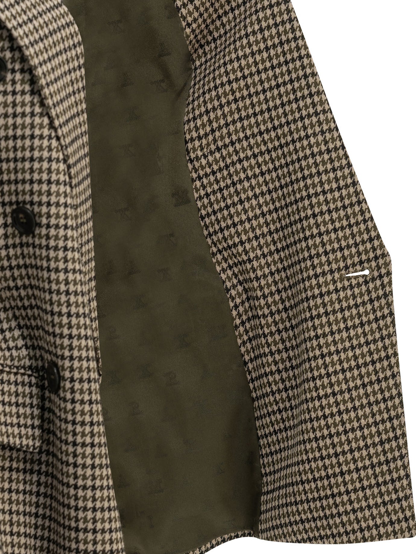Double-breasted houndstooth blazer Jackets and Coats