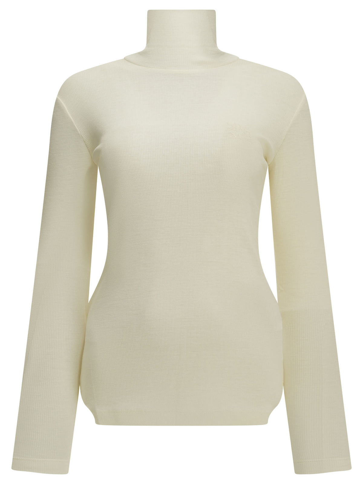 Wool jersey turtleneck sweater Knitwear