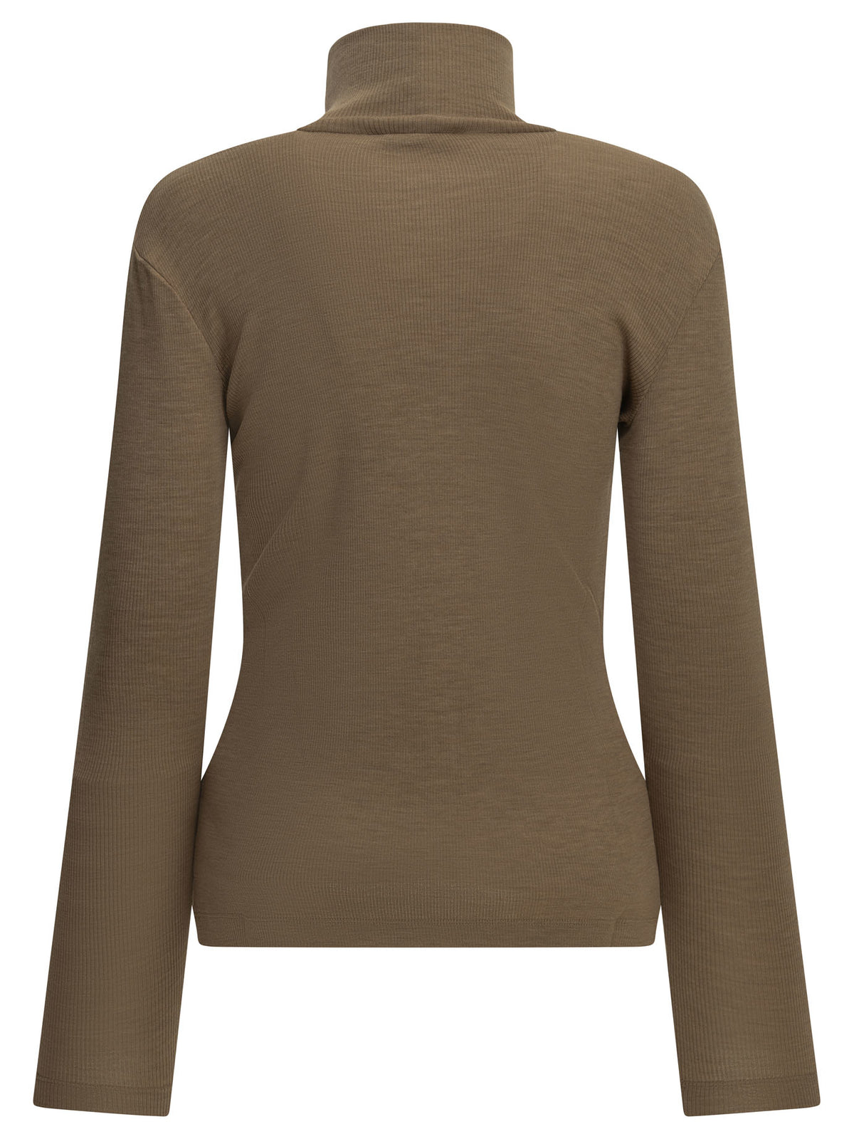 Wool jersey turtleneck sweater Knitwear
