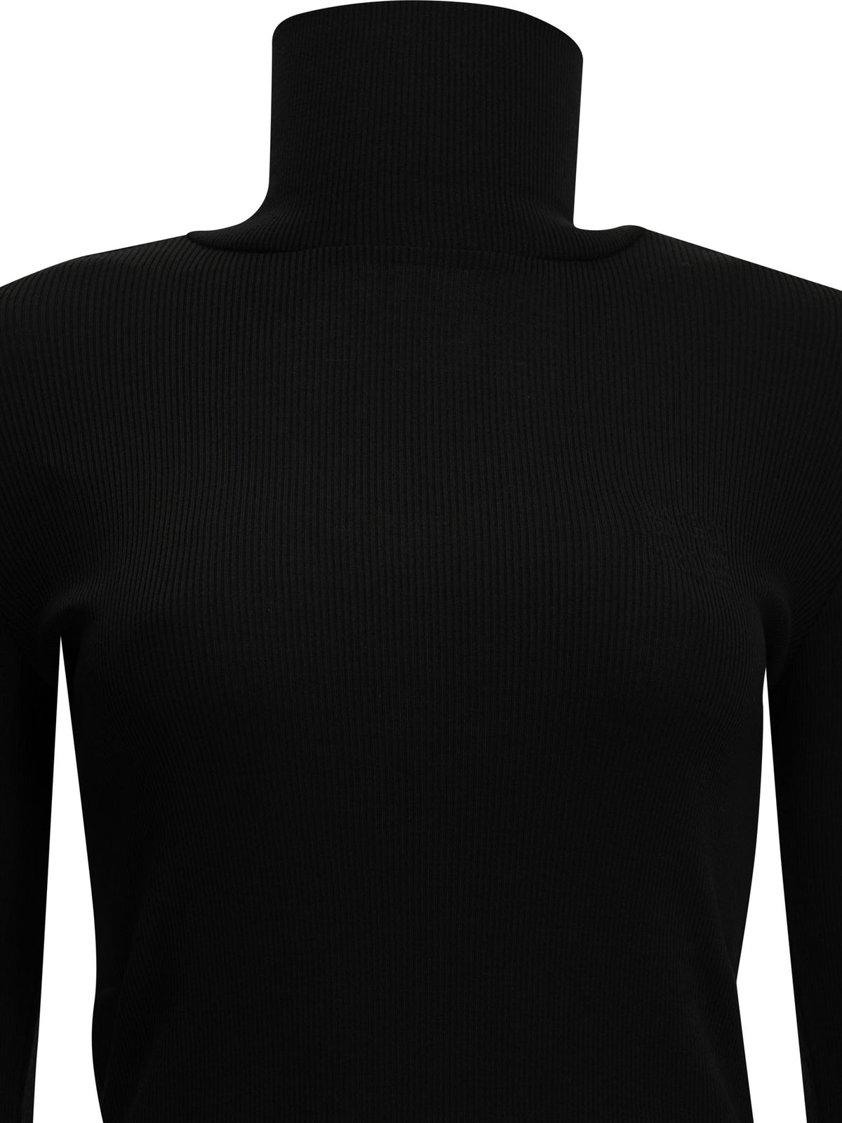 Wool jersey turtleneck sweater Knitwear
