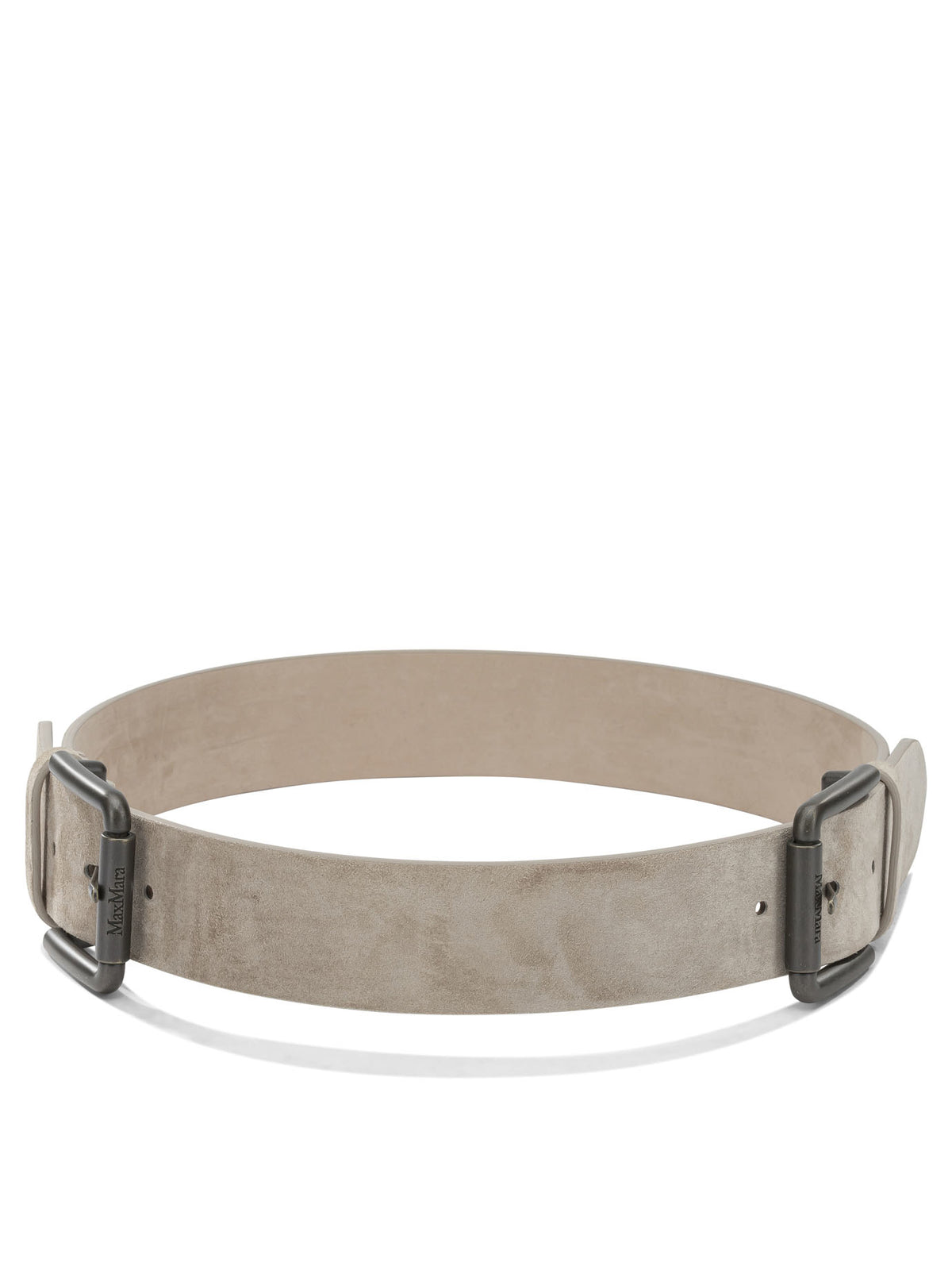 Suede belt with studs Belts