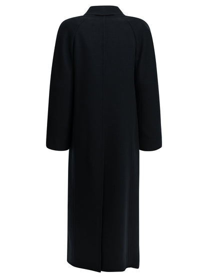 Long double-breasted cashmere coat Jackets and Coats