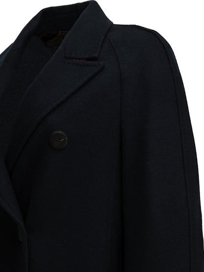 Long double-breasted cashmere coat Jackets and Coats