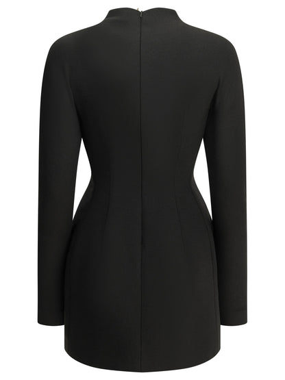 Short dress made of stretch wool Dresses