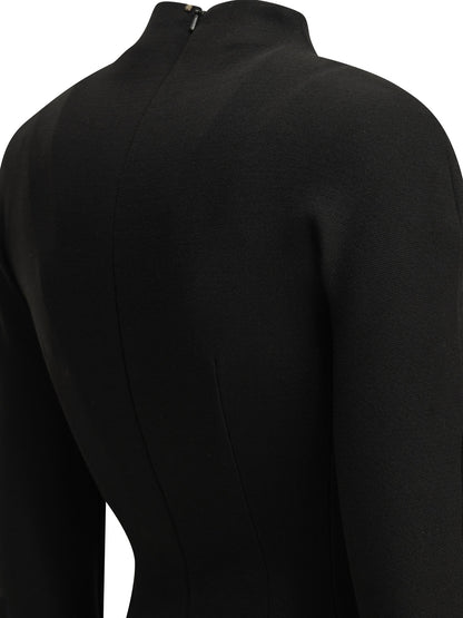Short dress made of stretch wool Dresses