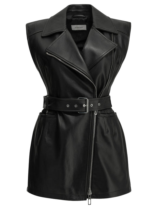 Sleeveless leather jacket Jackets and Coats