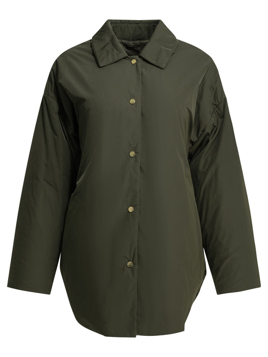 Reversible water-resistant padded jacket Jackets and Coats