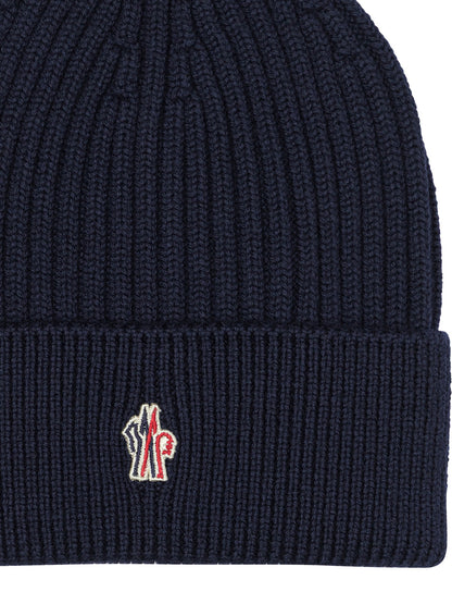 Wool beanie with logo Hats