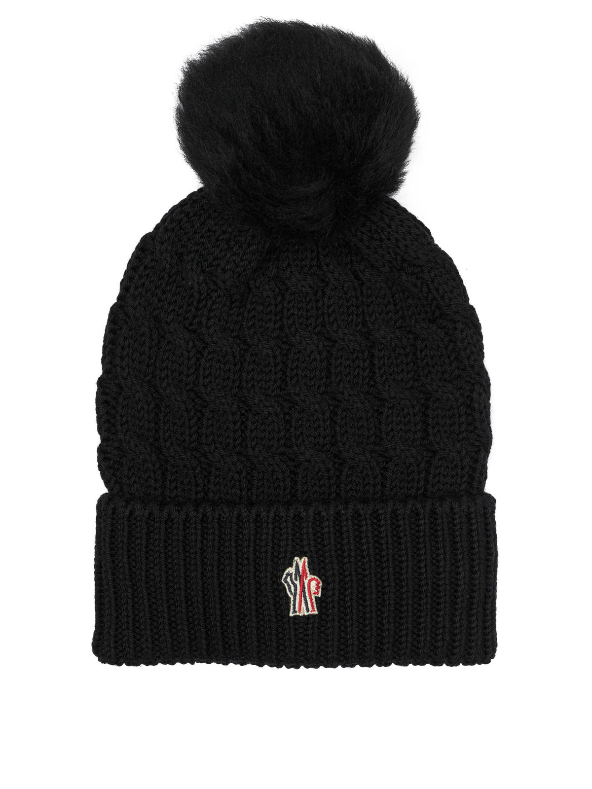 Wool beanie with logo Hats