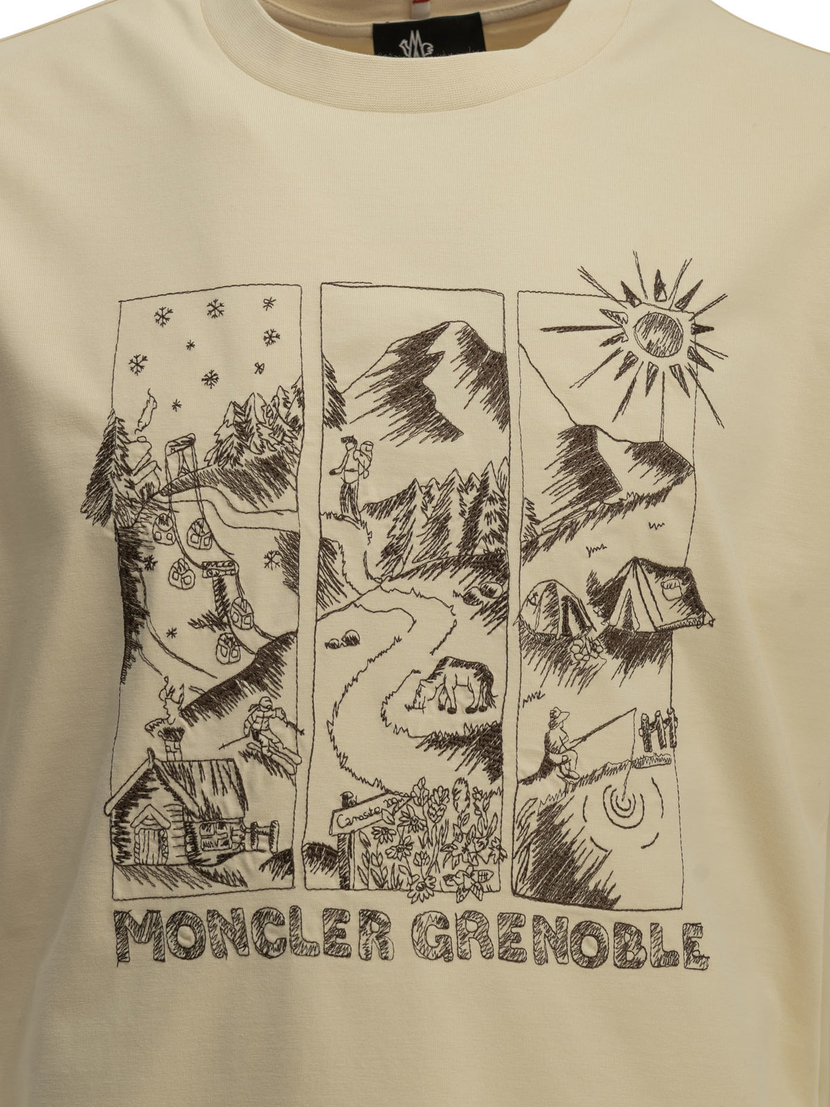"Mountain Landscape" Crew-Neck T-Shirt T-shirts