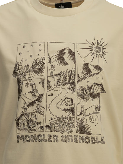 "Mountain Landscape" Crew-Neck T-Shirt T-shirts