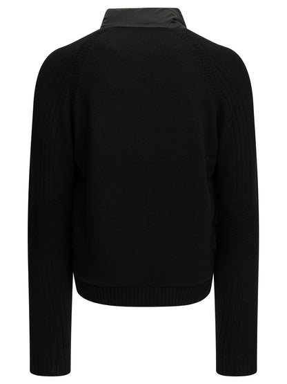 Padded wool cardigan Knitwear