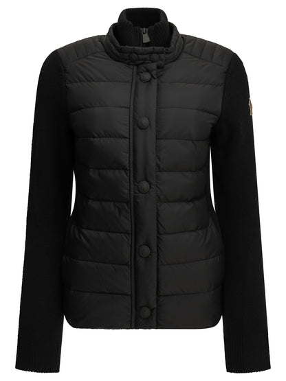 Padded wool cardigan Jackets and Coats