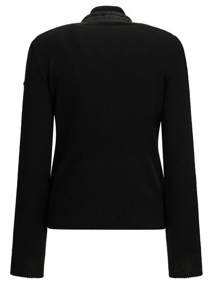 Padded wool cardigan Jackets and Coats