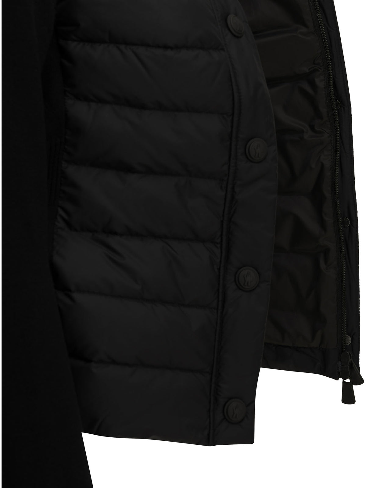 Padded wool cardigan Jackets and Coats