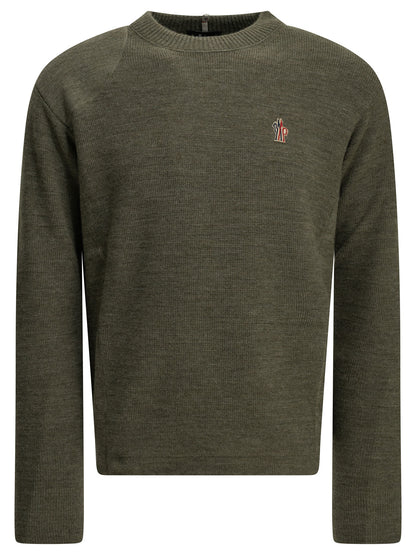 Crew-neck sweater with logo Knitwear