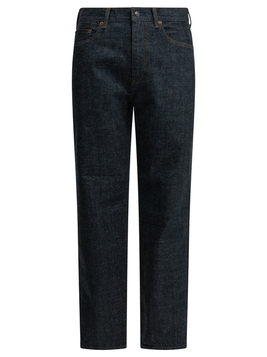 "Selvage Denim" Straight-Leg Jeans Jeans