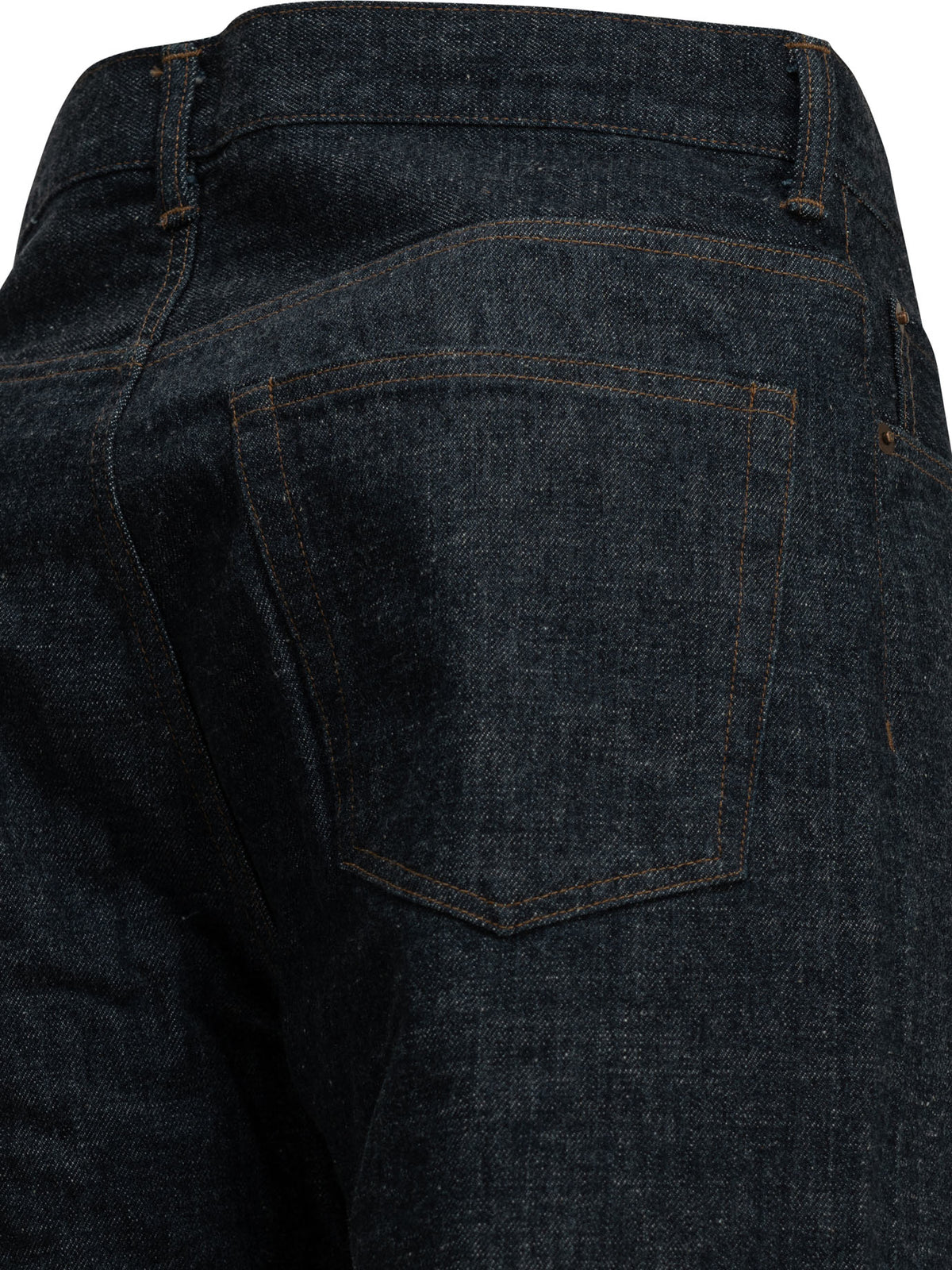 "Selvage Denim" Straight-Leg Jeans Jeans