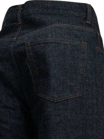 "Selvage Denim" Straight-Leg Jeans Jeans