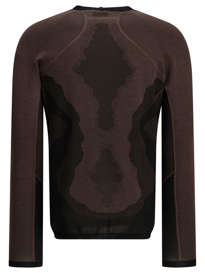 "Latitude Veil" Crew Neck Sweater Knitwear