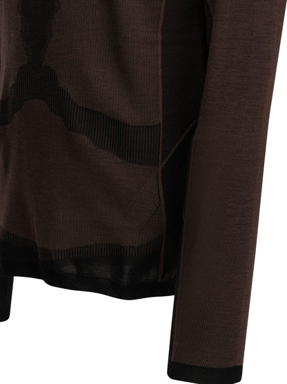 "Latitude Veil" Crew Neck Sweater Knitwear