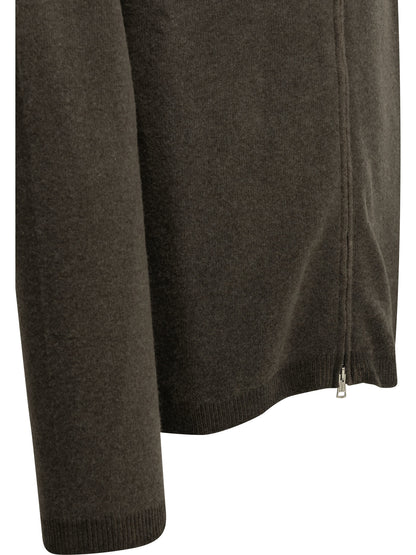 "Line" Zip-Up Sweater Knitwear
