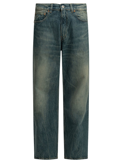 "Third Cut" Straight-Leg Jeans Jeans