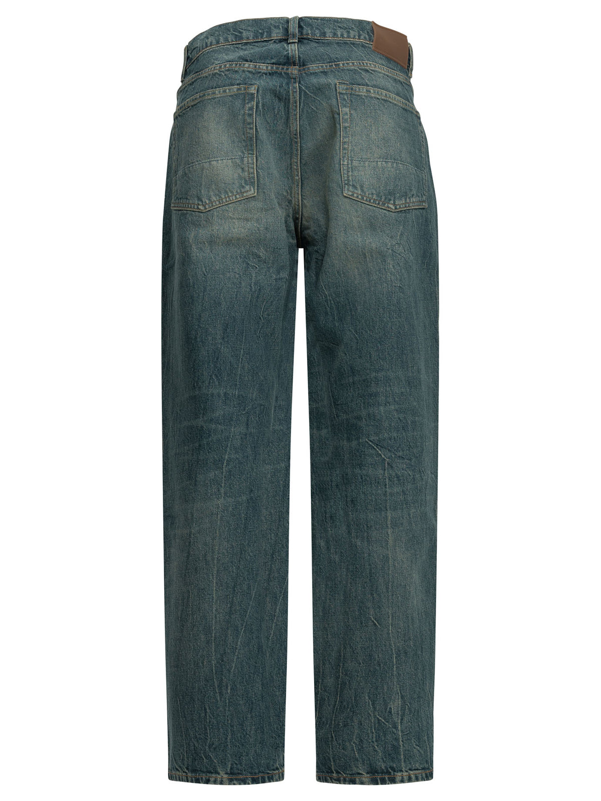 "Third Cut" Straight-Leg Jeans Jeans