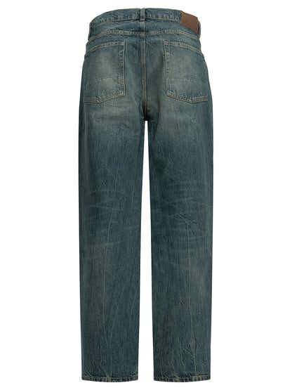 "Third Cut" Straight-Leg Jeans Jeans
