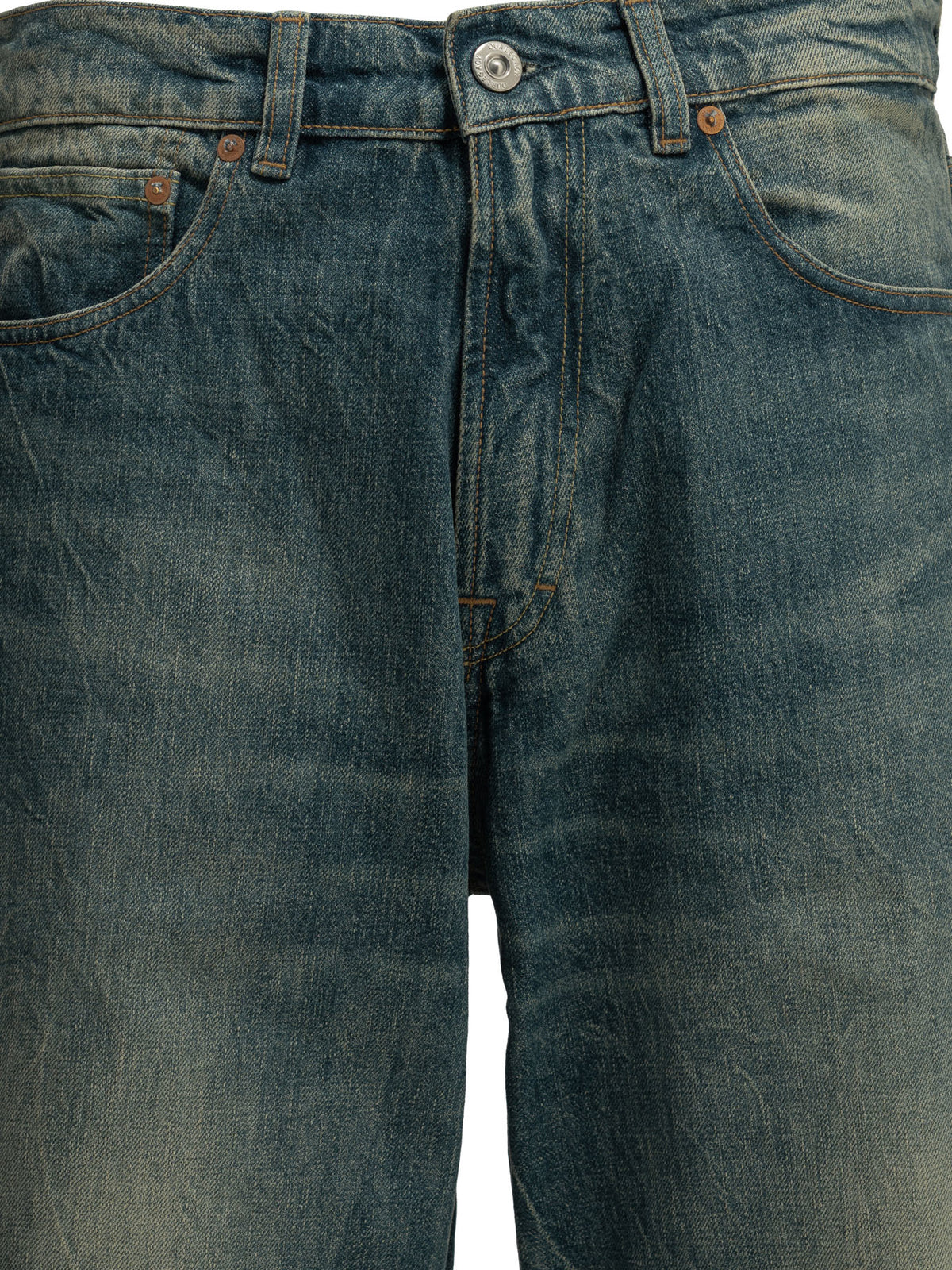"Third Cut" Straight-Leg Jeans Jeans